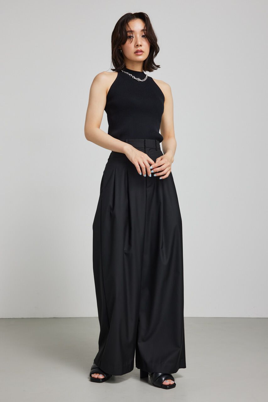 rienda「2WAYチェーンネックアメスリニットトップス」|タンクトップ|