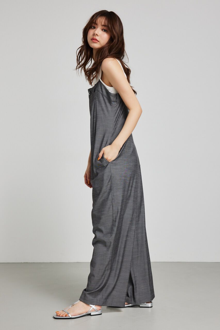 rienda「タックベアストレートロンパース」|その他|