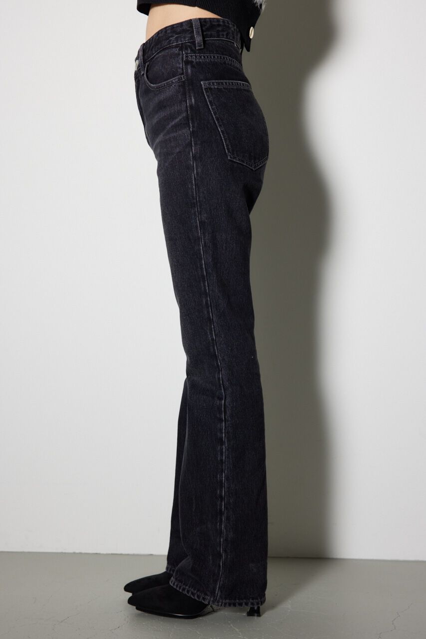 rienda「ShapelyMakeジャストウエストデニムパンツ」|デニム|