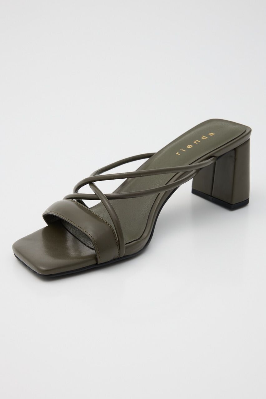 rienda「スリムストリングサンダル」|サンダル|