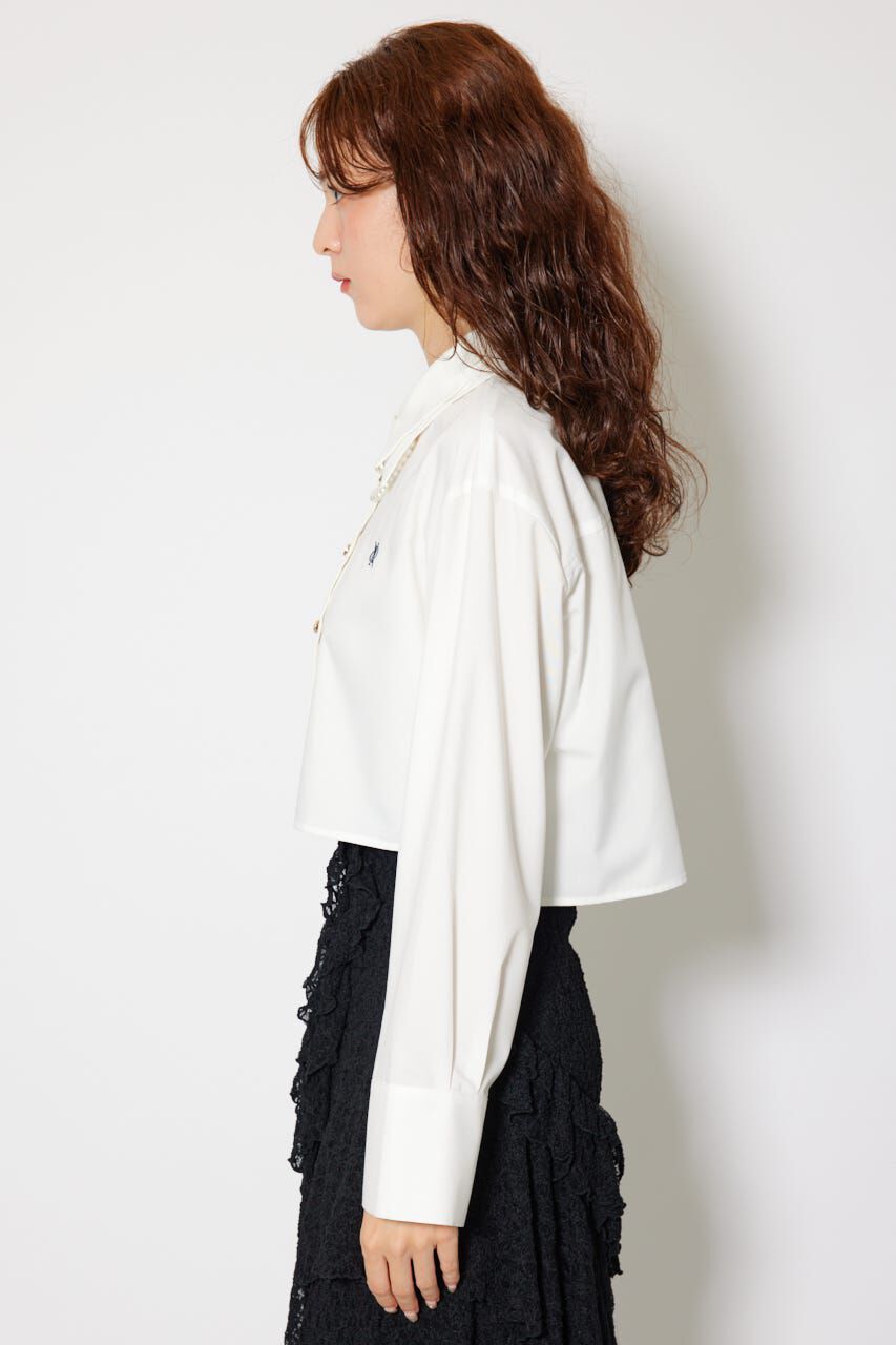 rienda「パールチェーンシャツ」|シャツ・ブラウス|