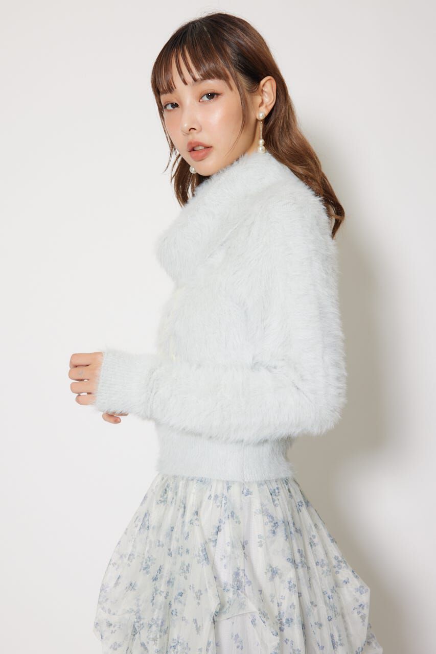 rienda「ボタニカルRロゴニットトップス」|ニット・セーター|