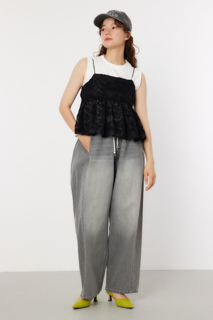 RODEO CROWNS「フリンジキャミソール」|キャミソール|