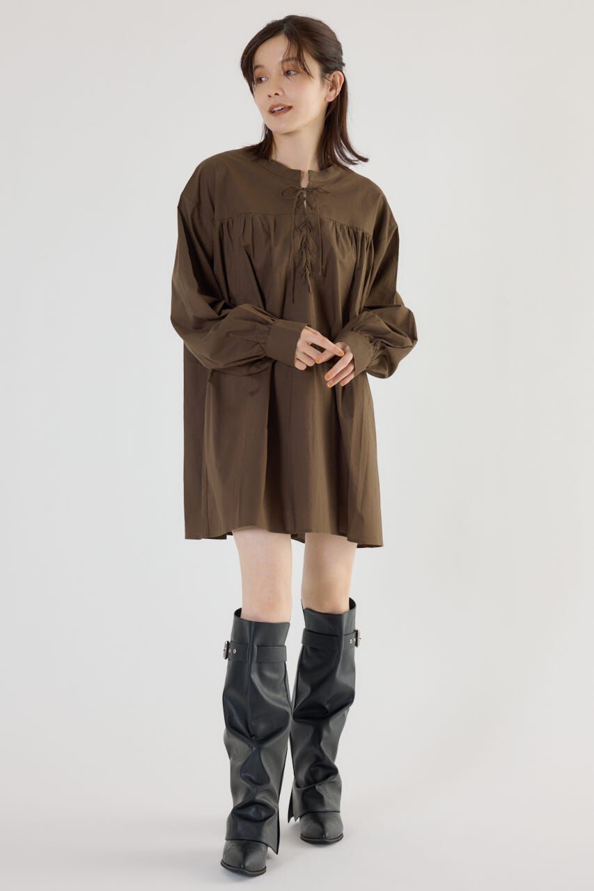 RODEO CROWNS「レースアップ2WAYブラウス」|シャツ・ブラウス|