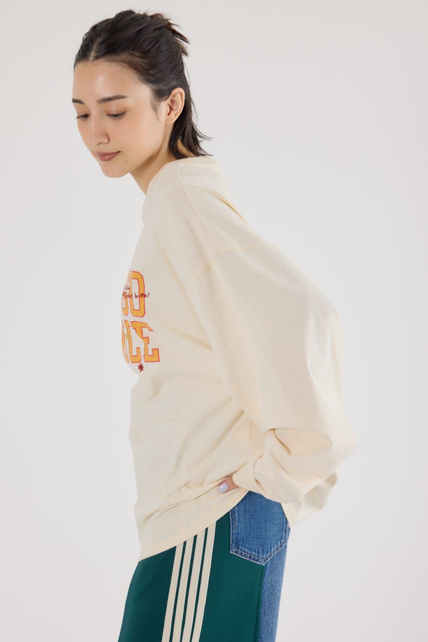 RODEO CROWNS「embroidery collegeロング Tシャツ」|Tシャツ・カットソー|