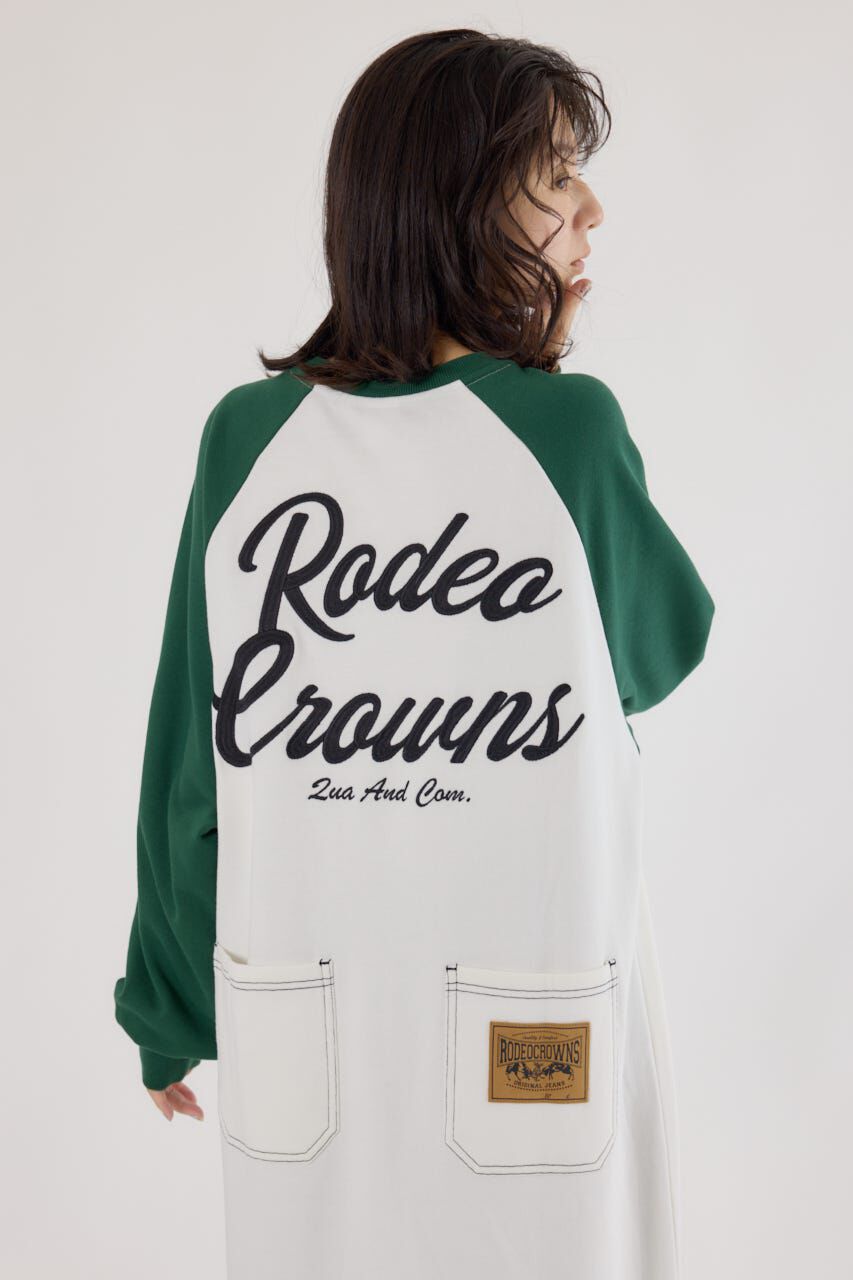 RODEO CROWNS「ラグランカラーステッチワンピース」|ワンピース|