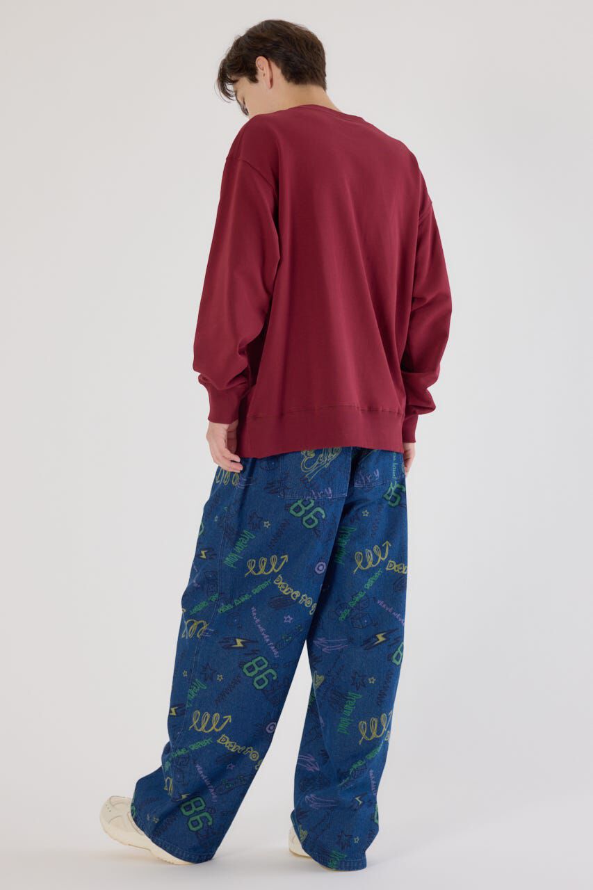 RODEO CROWNS「グラフィティーワイドデニムパンツ」|デニム|