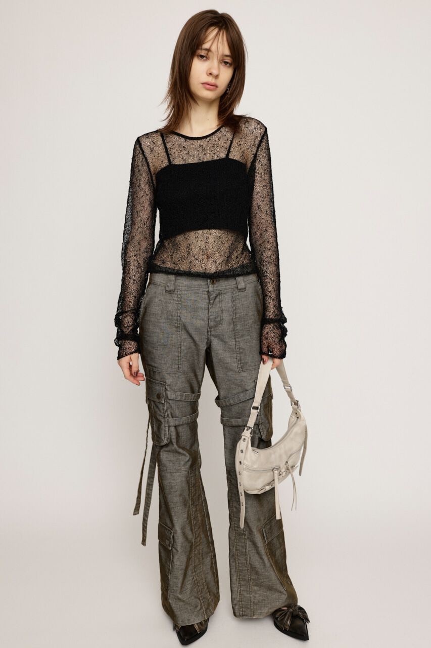 SLY「NEP SHEER KNIT トップス」|ニット・セーター|