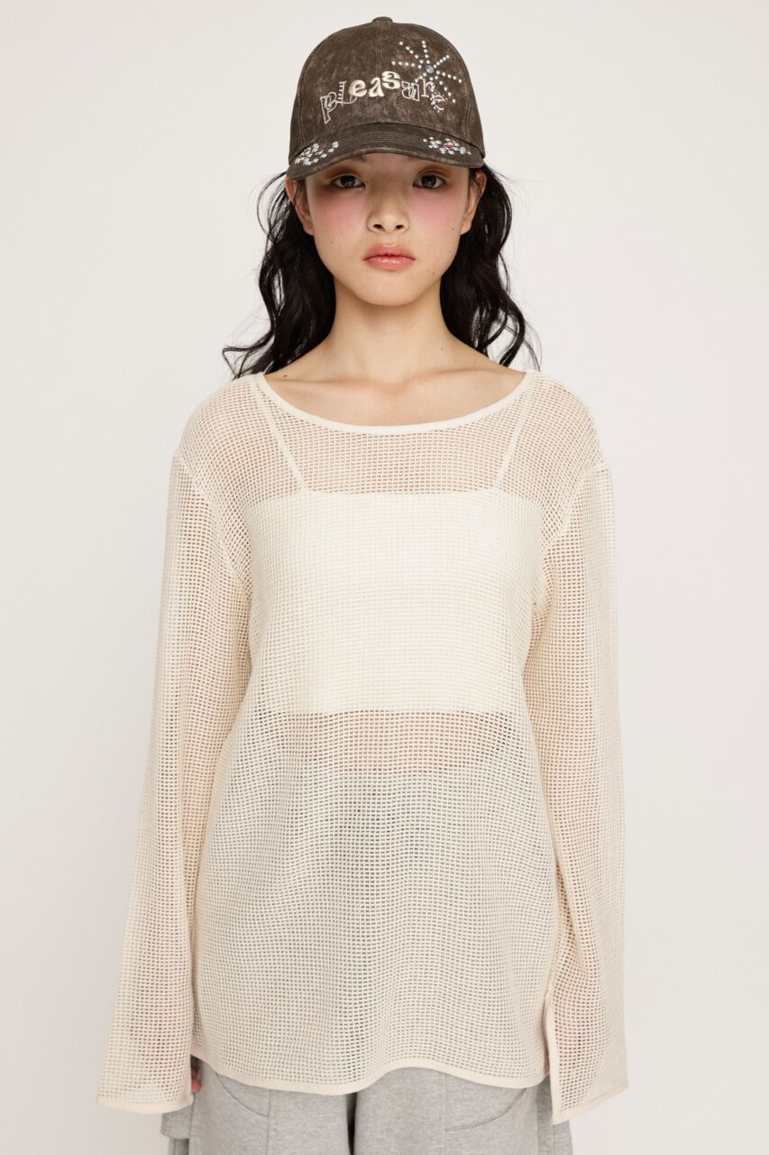 SLY「COTTON MESH 2WAY トップス」|シャツ・ブラウス|