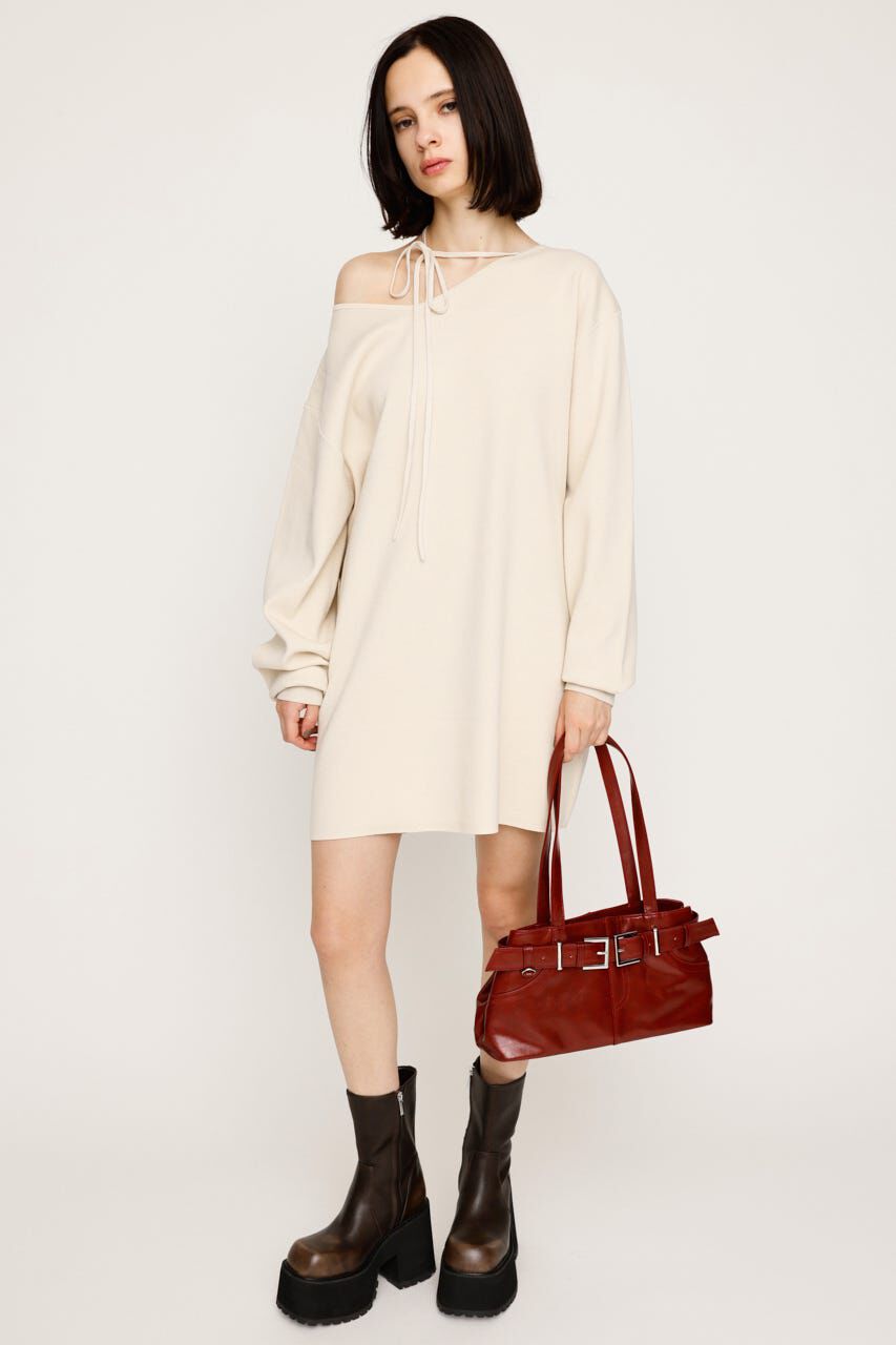 SLY「ASYMMETRY NECK LOOSE ワンピース」|ワンピース|