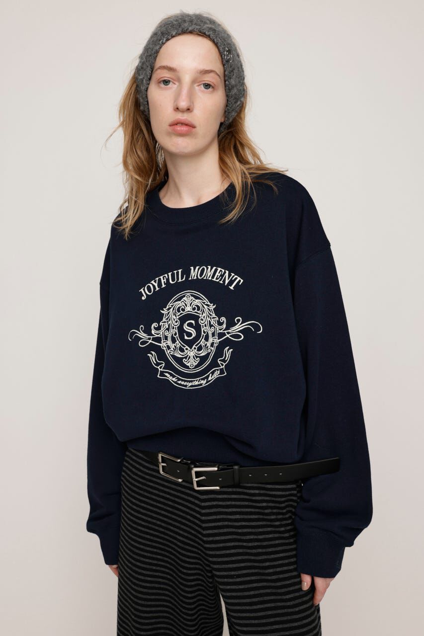 SLY「EMBROIDERY LOGO SW トップス」|パーカー|