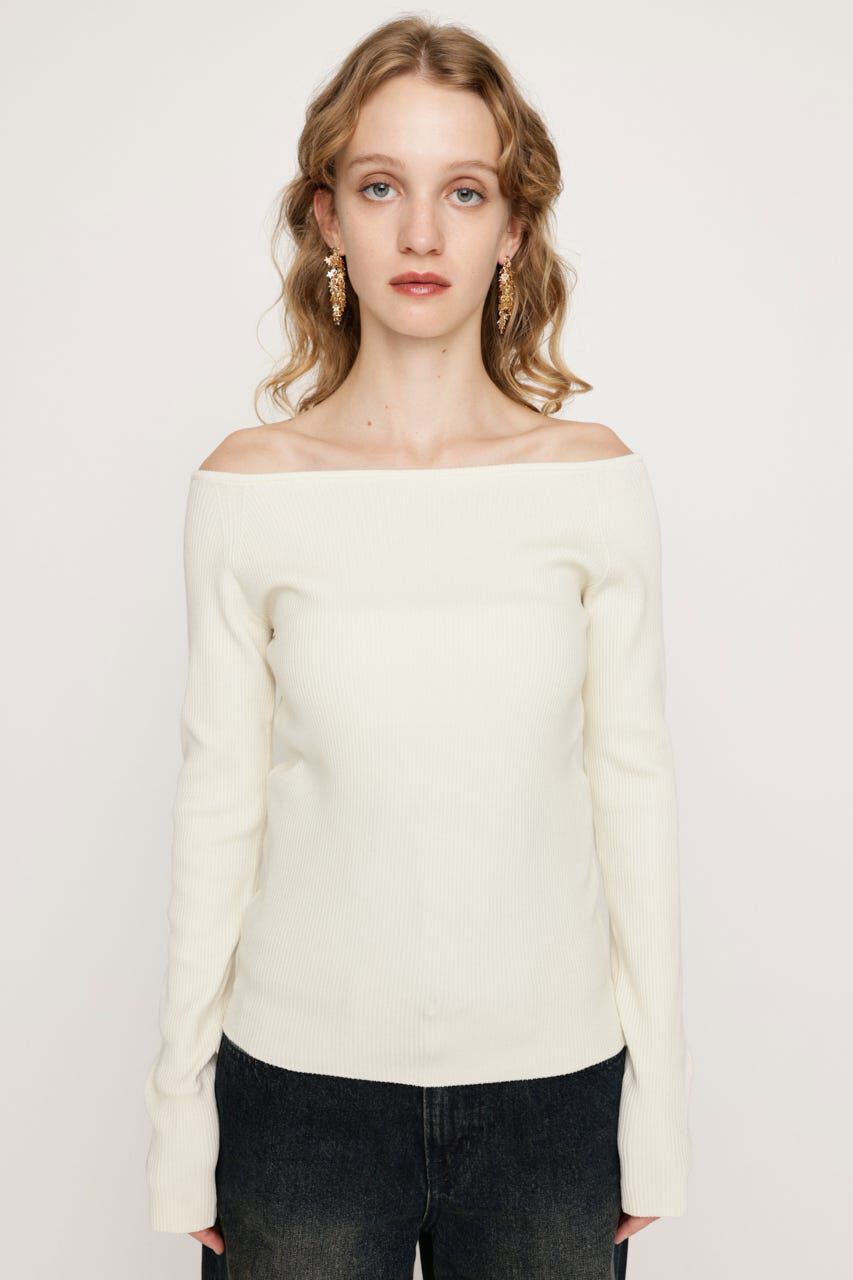 SLY「HG OFFSHOULDER トップス」|ニット・セーター|