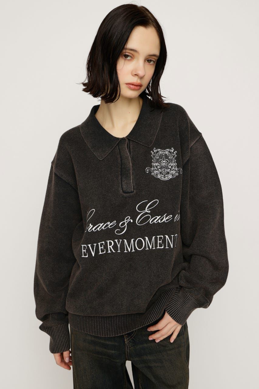 SLY「OVER SIZE JQ トップス」|ニット・セーター|M/BRN7