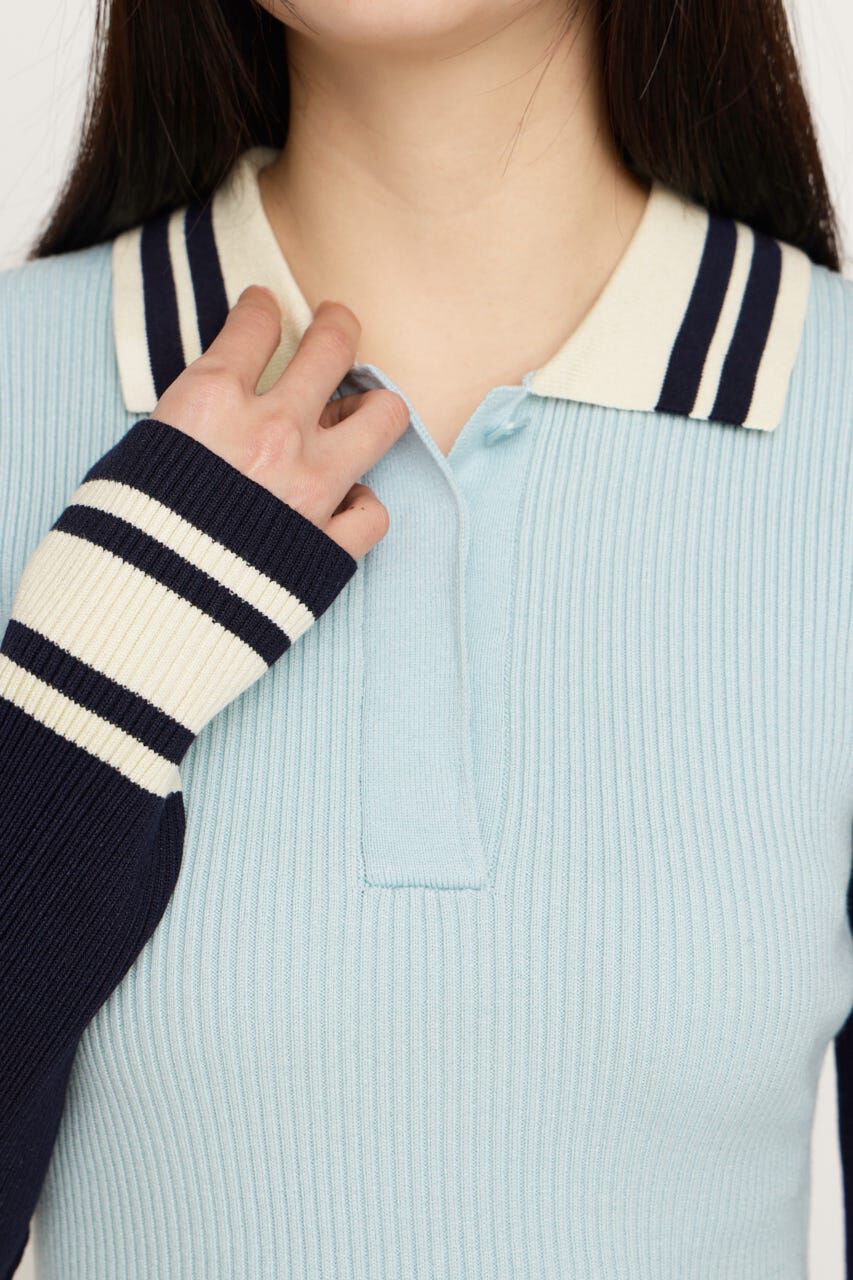 SLY「BICOLOR KNIT トップス」|ニット・セーター|