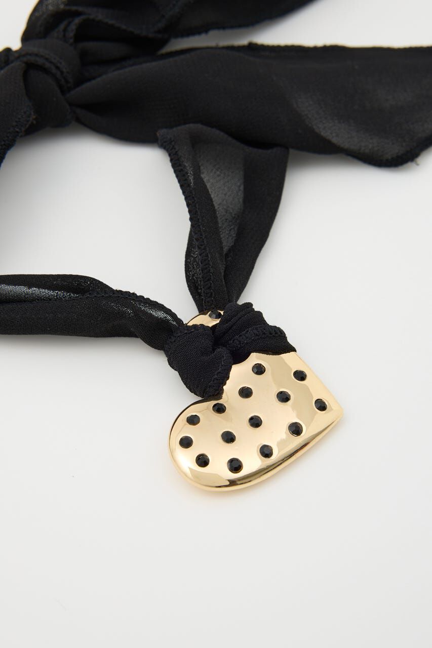 SLY「RHINESTONE HEART チョーカー」|ネックレス|