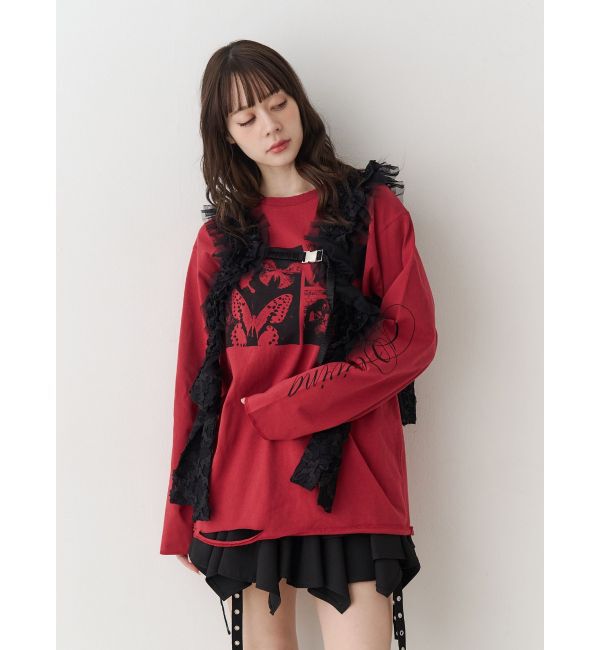 jouetie「ダメージグランジロンT」|Tシャツ・カットソー|