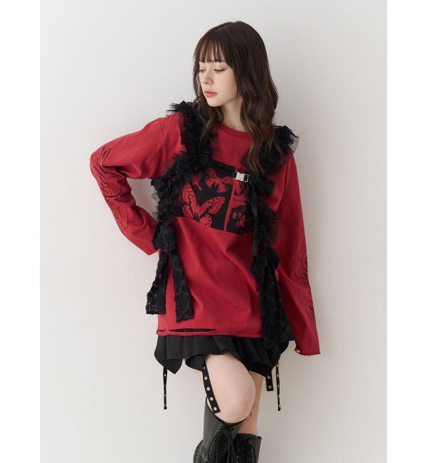 jouetie「ダメージグランジロンT」|Tシャツ・カットソー|