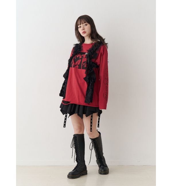 jouetie「ダメージグランジロンT」|Tシャツ・カットソー|