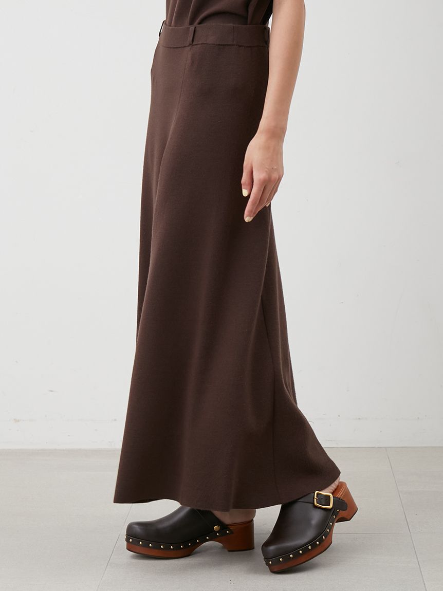 Mila Owen「【セットアイテム】ハイネックノースリニットナロースカートSET」|ワンピース|