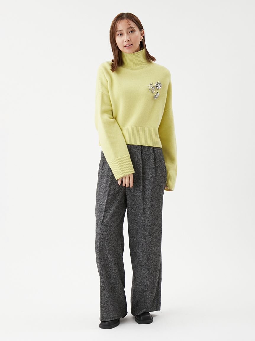 Mila Owen「ウールカシミヤタートルネックニット」|ニット・セーター|