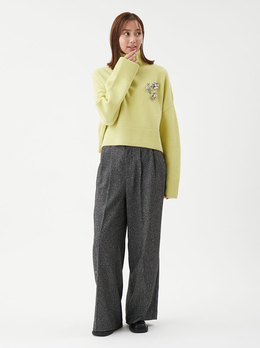 Mila Owen「ウールカシミヤタートルネックニット」|ニット・セーター|