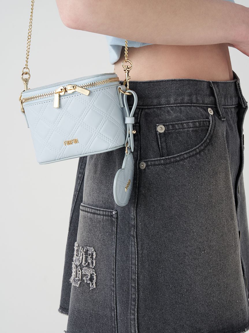 FURFUR「【限定カラー】マイクロキルティングバニティバッグ」|ショルダー・メッセンジャー|