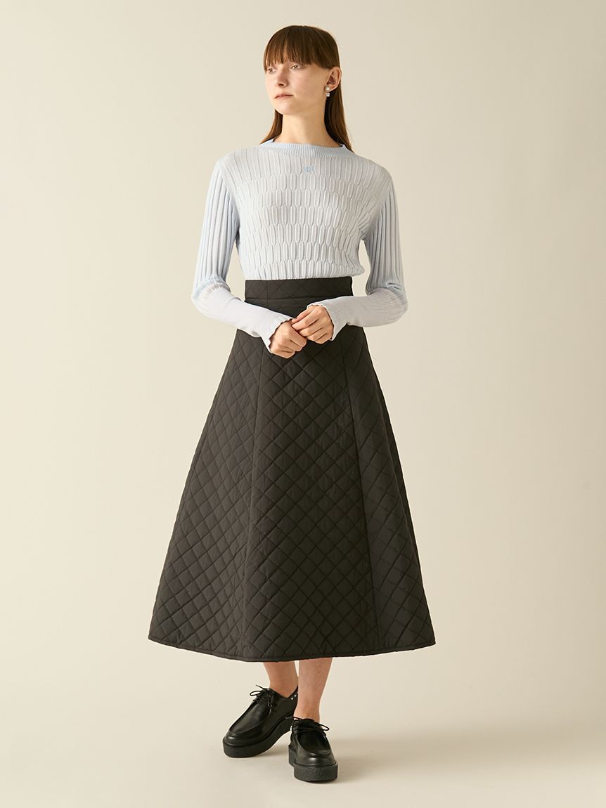 FURFUR「キルティング2WAYジャンパースカート」|ワンピース|