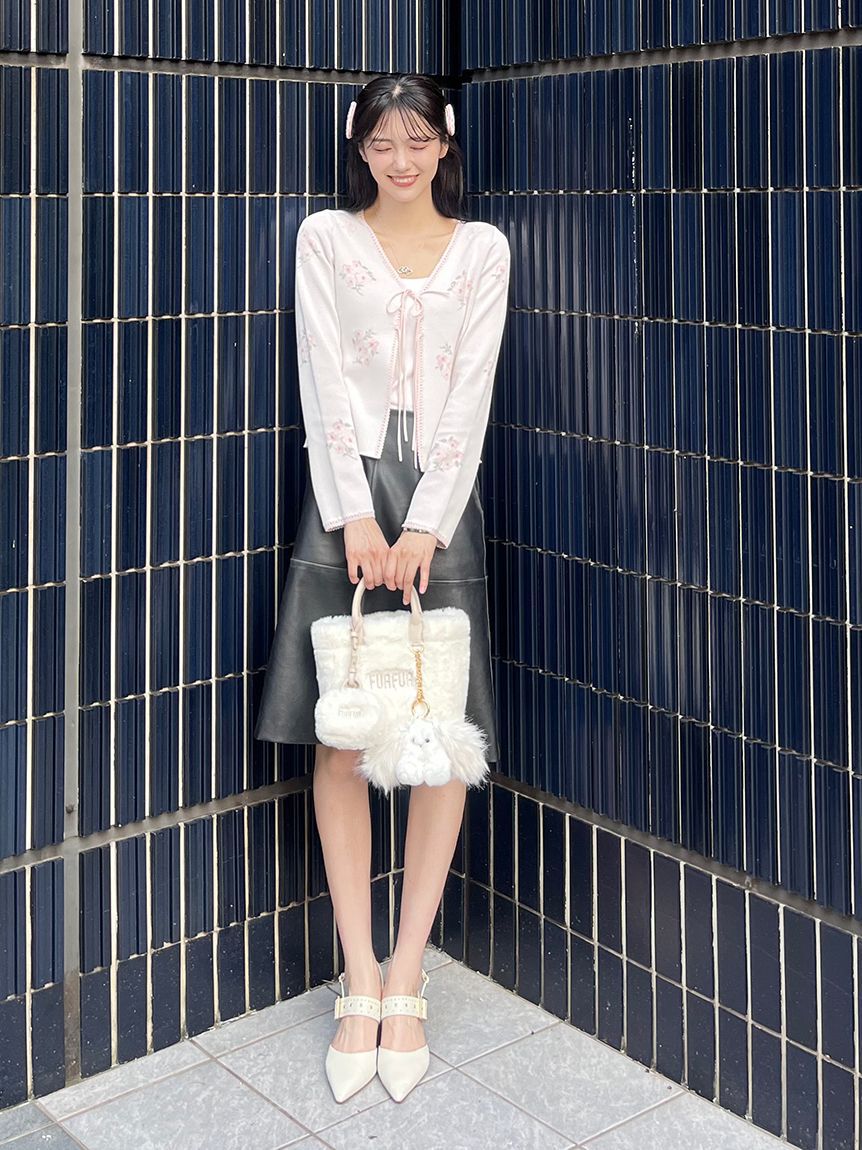 FURFUR「【限定カラー】ツイードロゴヘアピン」|ヘアバンド|