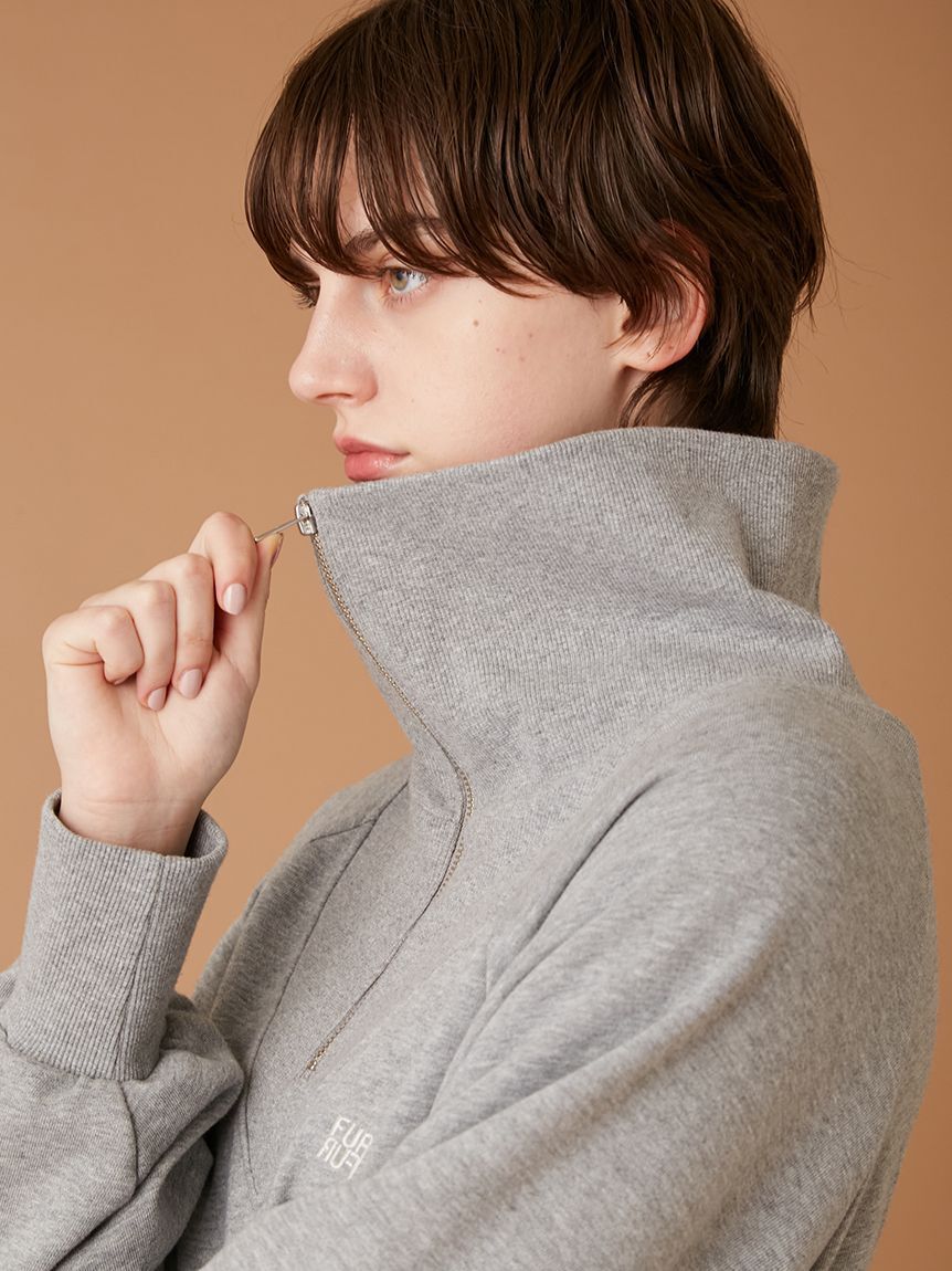 FURFUR「ハーフジップスウェットミニワンピース」|ワンピース|