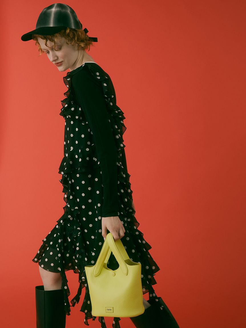 FURFUR「バックリボンチェック柄キャップ」|キャップ・キャスケット|