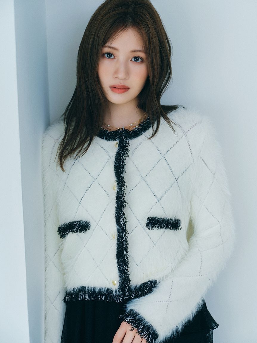 FURFUR「【限定カラー】フェザーツイードカーディガン」|カーディガン|