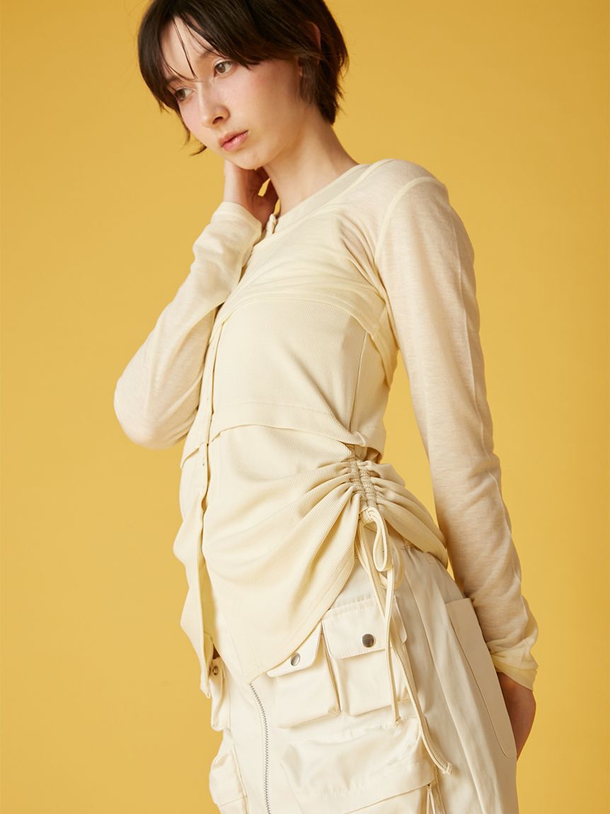 FURFUR「カットソーレイヤードプルオーバー」|Tシャツ・カットソー|