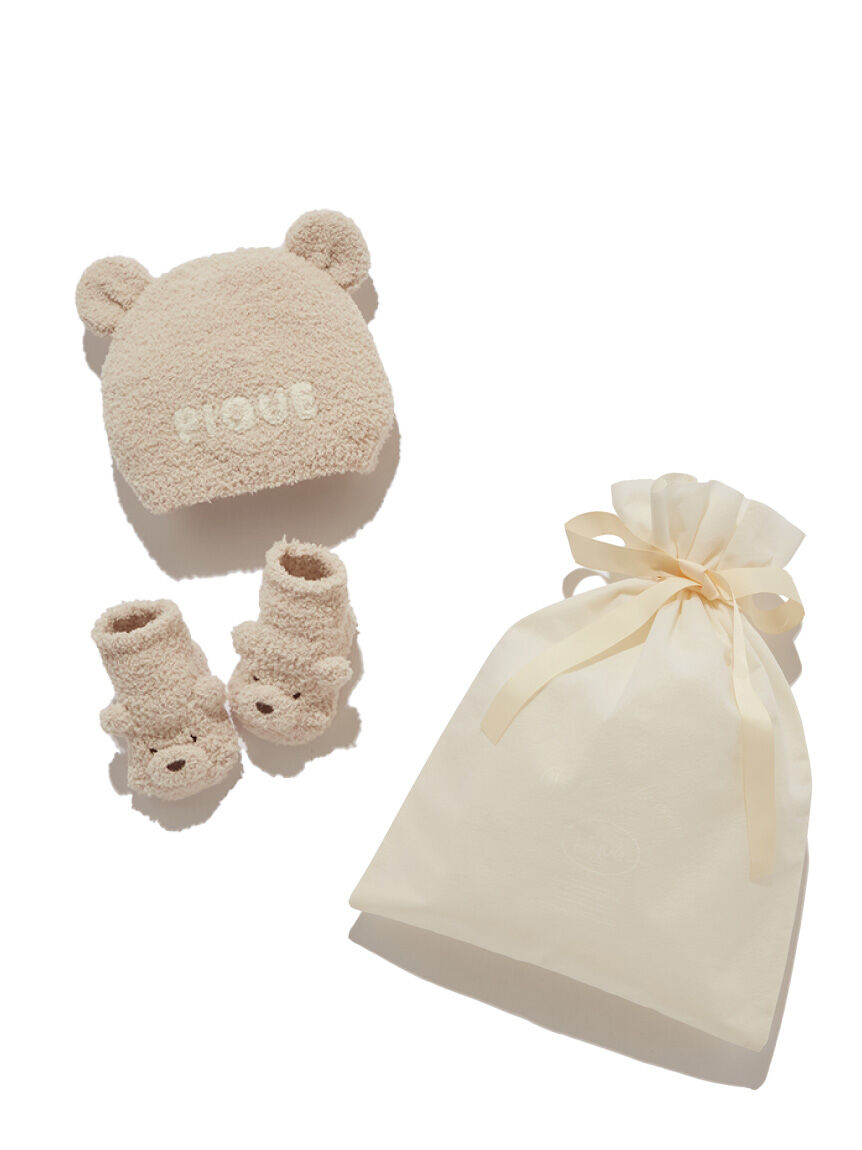 GELATO PIQUE KIDS & BABY「【ラッピング済み】【BABY】パウダーベアキャップ＆ソックスSET」|その他ベビー用品|