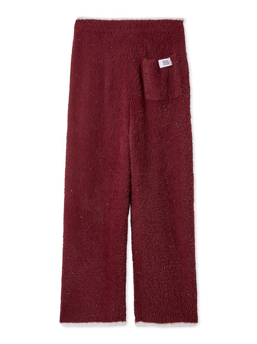 gelato pique「ラメフェザーロングパンツ」|ルームウェア|