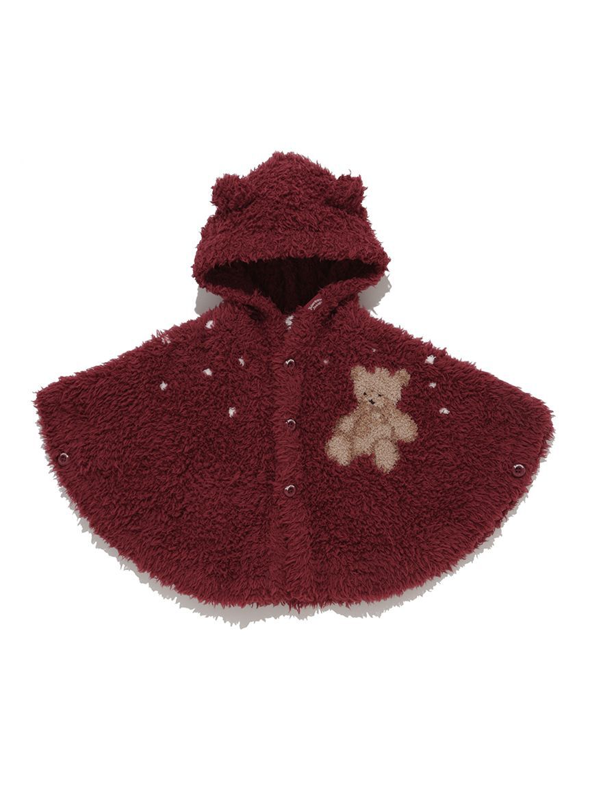 GELATO PIQUE KIDS & BABY「【HOLIDAY】【BABY】ジェラートスノーベアジャガードポンチョ」|その他ベビーウェア|