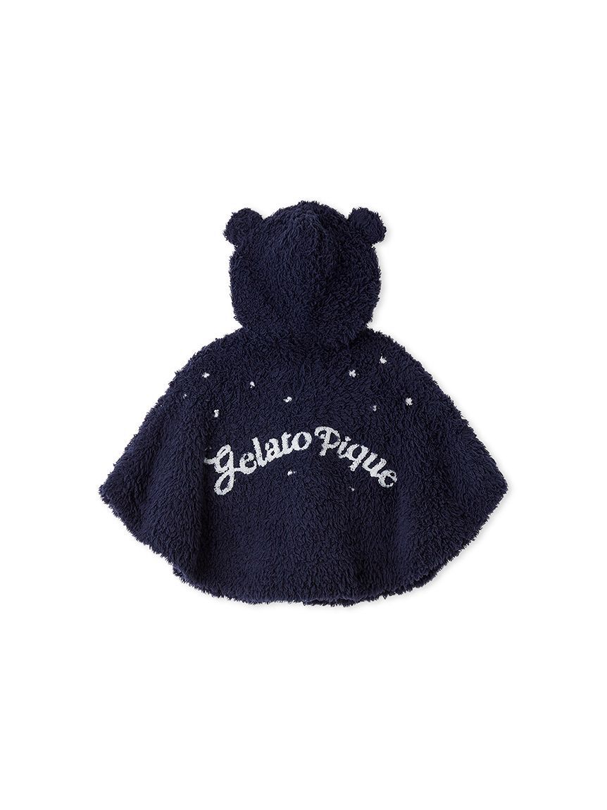 GELATO PIQUE KIDS & BABY「【HOLIDAY】【BABY】ジェラートスノーベアジャガードポンチョ」|その他ベビーウェア|