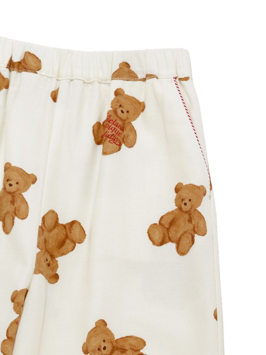 GELATO PIQUE KIDS & BABY「【HOLIDAY】【KIDS】ベア柄ネルロングパンツ」|ルームウェア|