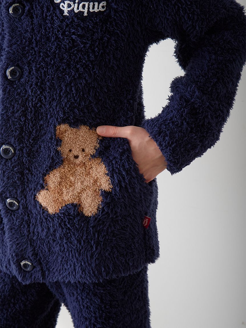 GELATO PIQUE HOMME「【HOLIDAY】【HOMME】ジェラートスノーベアジャガードショールカーディガン」|カーディガン|