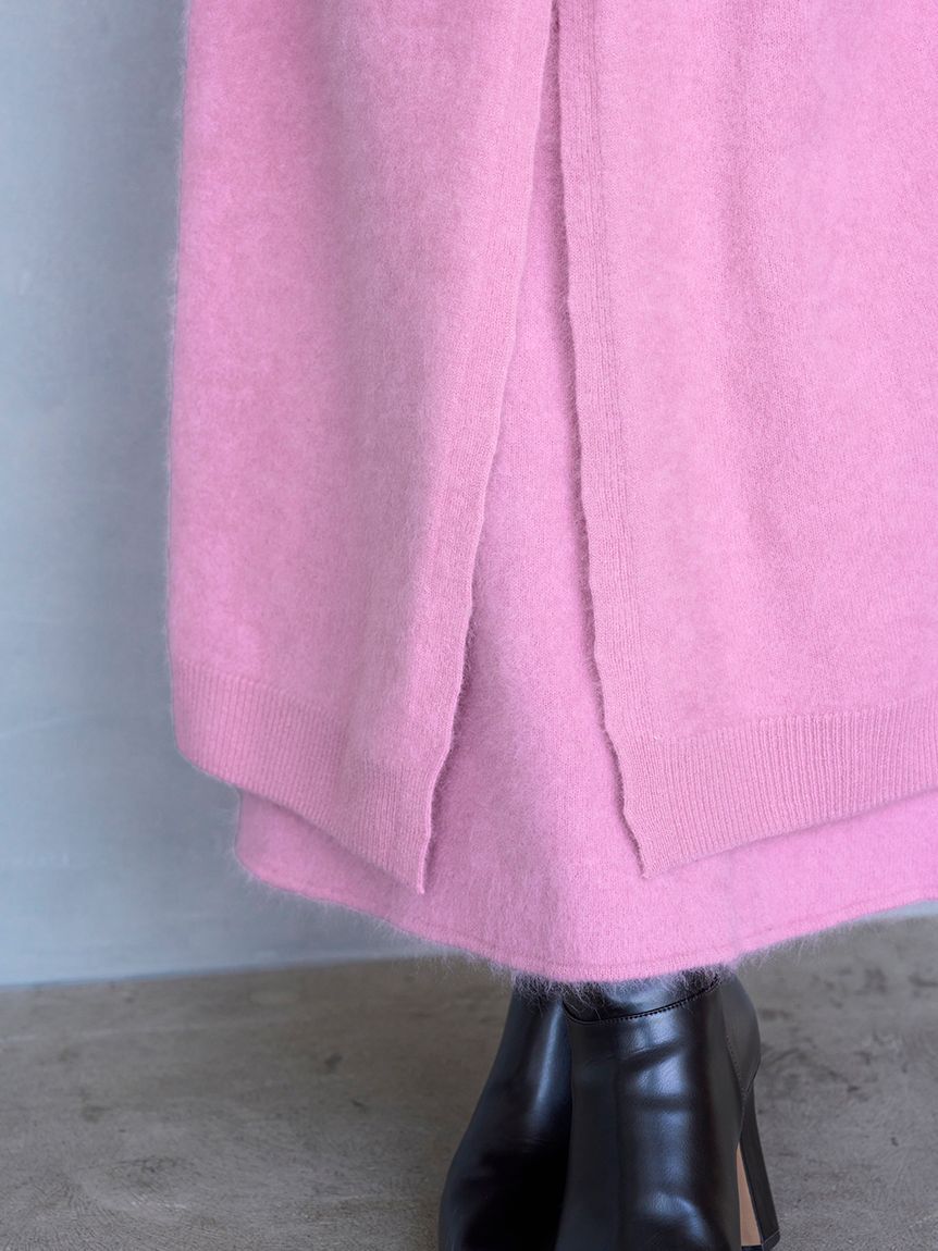 SNIDEL「【HIGH QUALITY】メリノウールニットロングコート」|チェスターコート|