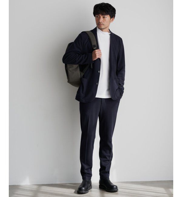 IKKA LOUNGE「イージーケア起毛テーラードジャケット」|テーラードジャケット|