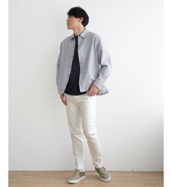 ikka「イージケアサッカースナップシャウター」|ブルゾン・スタジャン|