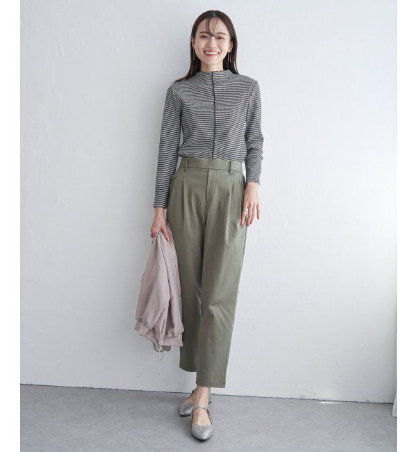 ikka「前後2WAY三角テレコプルオーバー」|Tシャツ・カットソー|