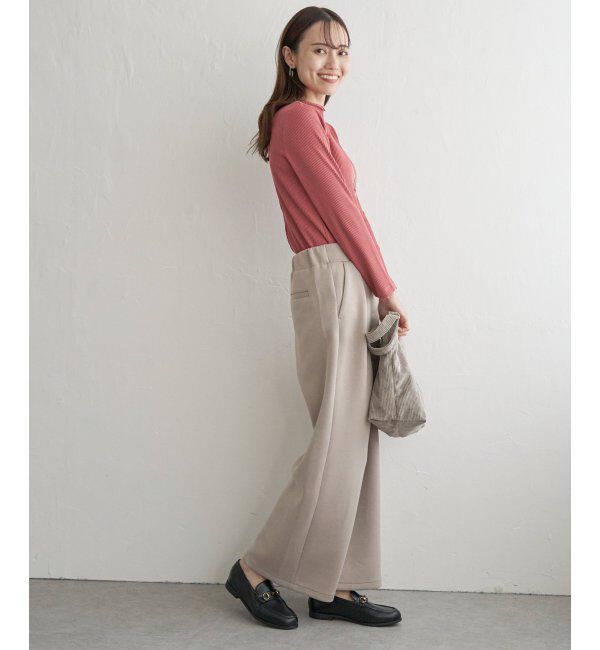 ikka「前後2WAY三角テレコプルオーバー」|Tシャツ・カットソー|