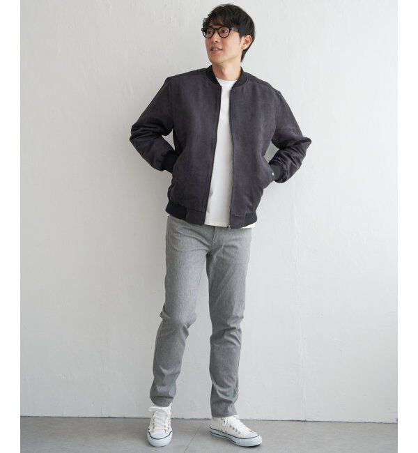 ikka「フェイクスウェードブルゾン」|ブルゾン・スタジャン|