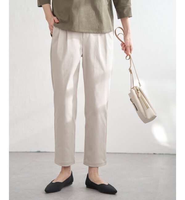 ikka「【雑誌InRed11月号掲載】GOKU楽パンツ テーパード【親子コーデ】」|その他|