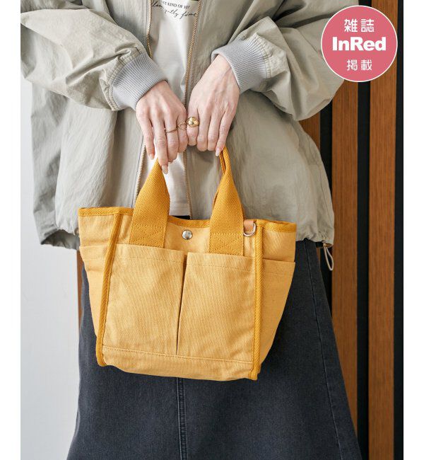 ikka「キャンバスパイピングミニトートバッグ」|その他|