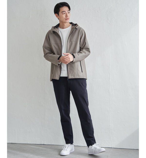 ikka「撥水メランジ ジップマウンテンパーカー」|その他|