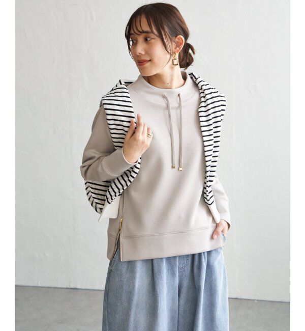 ikka「GOKU楽カノコダンボールプルオーバー」|パーカー|