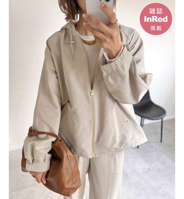 ikka「撥水花粉リリース2WAYマウンテンパーカー」|ブルゾン・スタジャン|オフホワイト