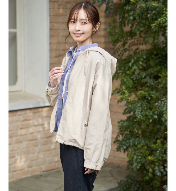 ikka「撥水花粉リリース2WAYマウンテンパーカー」|ブルゾン・スタジャン|